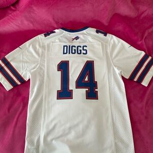Like New Buffalo Bills Stefon Diggs White Game Jersey